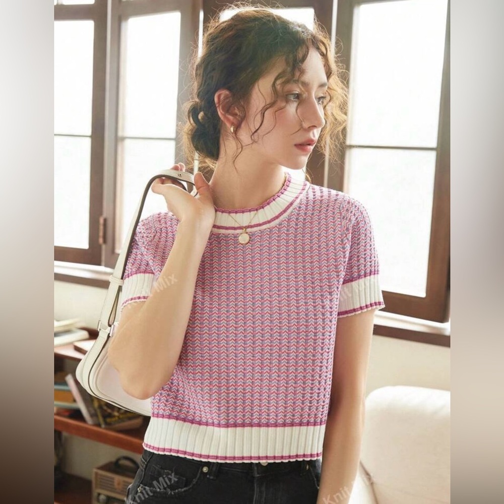 Lilac Knit Top